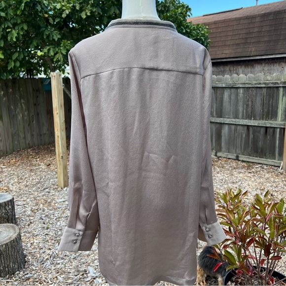 Chico’s Tie Front Tunic - Picture 4 of 12